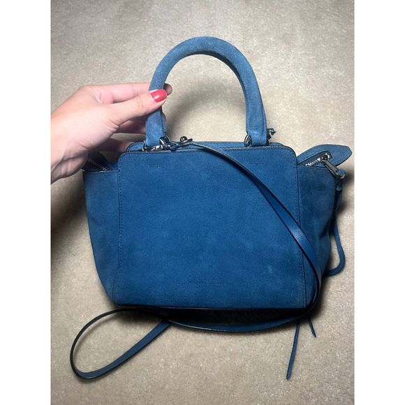 NWT Rebecca Minkoff Avery Mini Tote | Lake Blue - Picture 2 of 11